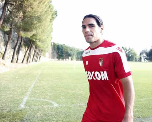 Radamel Falcao, futbolista colombiano. Foto: AFP