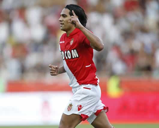 Con doblete de Falcao el Mónaco se impuso ante Tottenham. Foto: AFP