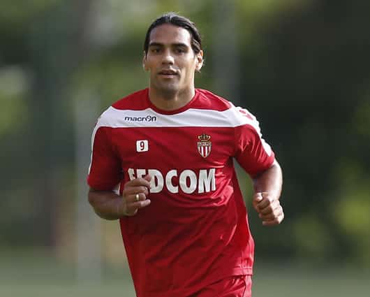 Radamel Falcao García, delantero colombiano. Foto: AFP