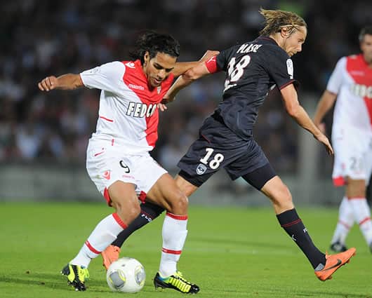 Falcao anotó uno de los goles que le dieron el triunfo al Mónaco. Foto: AFP