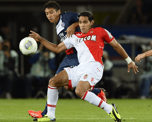 Falcao García permitió que su equipo conservar el liderato de la Liga de Francia. Foto: AFP