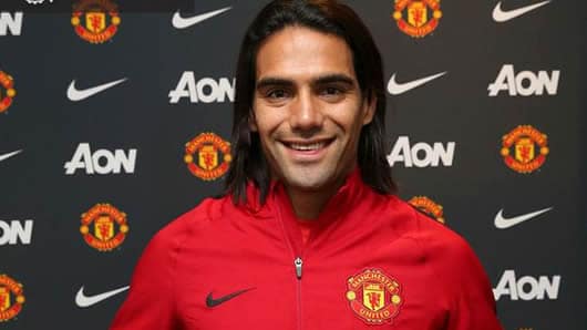 Radamel Falcao, nuevo delantero del Manchester United. Foto: OFicial