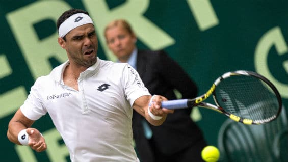 El jugador vallecaucano venía de derrotar en primera ronda al ecuatoriano Giovanni Lapentt. Foto Agencia AFP