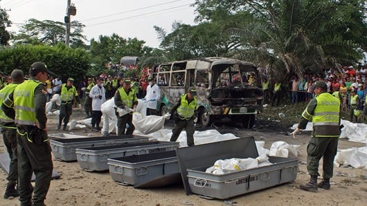 Los representantes de la Iglesia Pentecostal Unida de Colombia reconocieron su responsabilidad en el hecho. Foto: AFP.