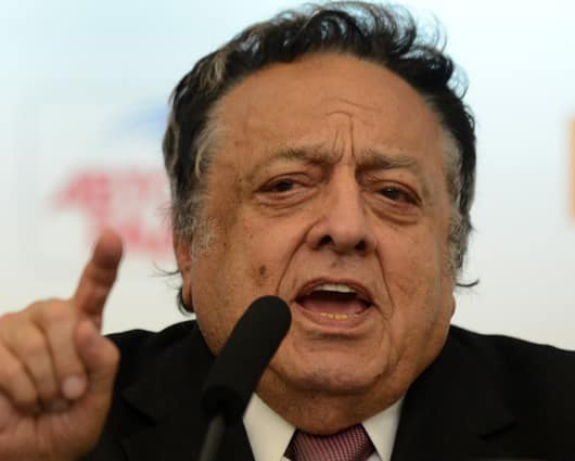 José Sulaimán, presidente del Consejo Mundial de Boxeo. AFP
