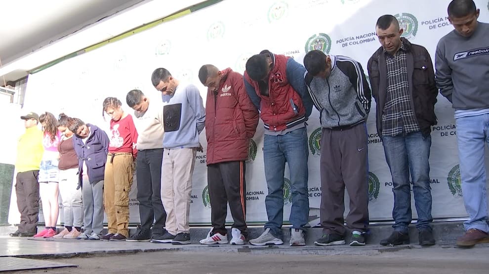 FOTO: Detenidos por microtráfico. NoticiasRCN.com