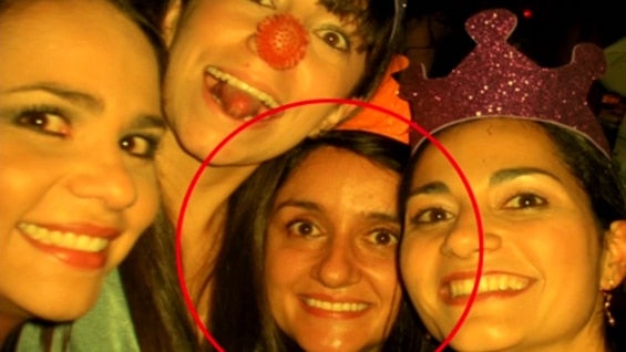 María del Pilar Tejada con sus amigos. Foto: Noticias RCN