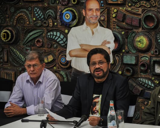 La delegación de la guerrilla que está en Cuba insiste en la repatriación de 'Trinidad'. Foto: AFP