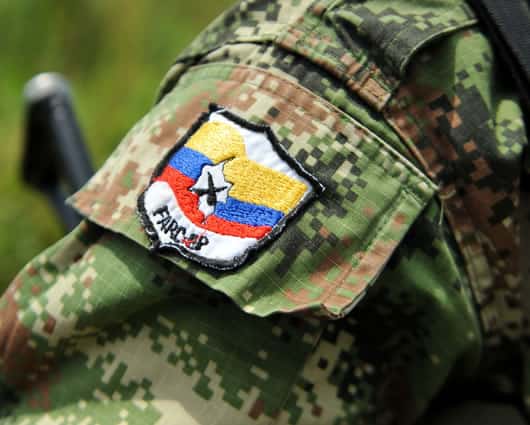 'Iván Márquez', jefe de las Farc, en el Conejo, La Guajira.