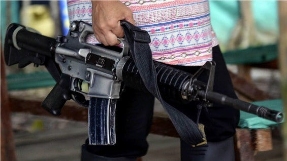 El primero de abril debe estar concluida esta primera etapa, para luego proceder a la dejación de otro 30% tal como quedó en los acuerdos. Foto: AFP