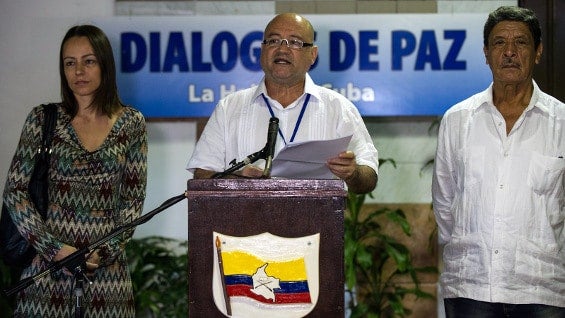 Carlos Antonio Lozada, vocero de las Farc. Foto: AFP