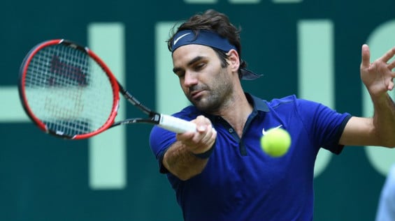 El tenista suizo avanzó a su undécima semifinal en el torneo londinense. Foto Agencia AFP