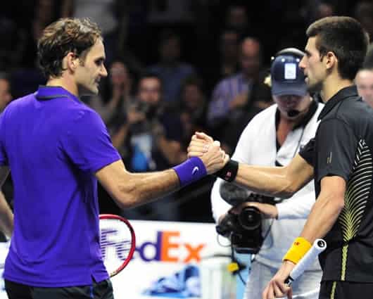 Federer se medirá por un puesto en la final contra el serbio Novak Djokovic. Foto: AFP
