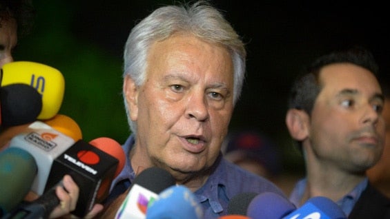 Felipe González. Foto: AFP.
