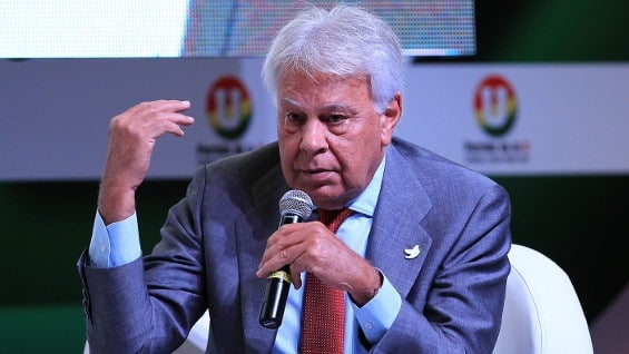 Felipe González, expresidente del gobierno español. Foto: EFE.