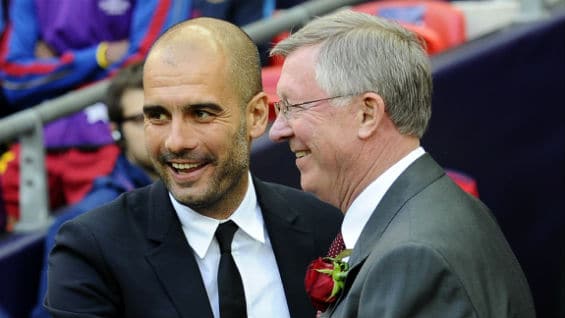 El extécnico del United no tiene ninguna duda de "Pep tendrá éxito" en el City, pero no cree que sea capaz de "repetir lo que hizo en el Barcelona". Foto Agencia AFP