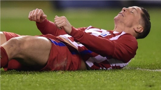 El delantero del Atlético de Madrid, Fernando Torres. Foto: AFP