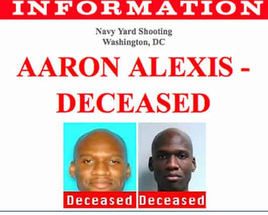 Foto del presunto francotirador en Washington D.C. publicada por FBI. Foto: FBI