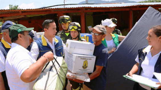 En total fueron 310 casas las afectadas en Matanza y 260 en Rionegro. Foto. Oficial