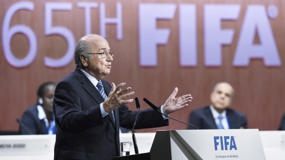 Joseph Blatter, presidente de la FIFA. Foto: AFP