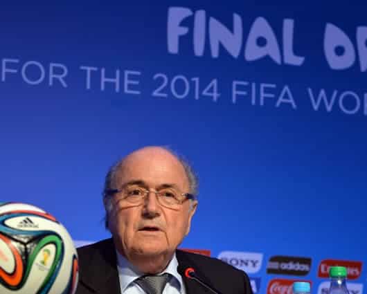 Joseph Blatter, presidente de la Federación Internacional de Fútbol. Foto: AFP