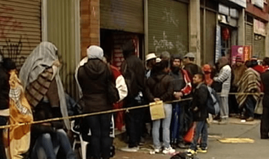 Muchos de los afectados tienen que ir con sus niños.