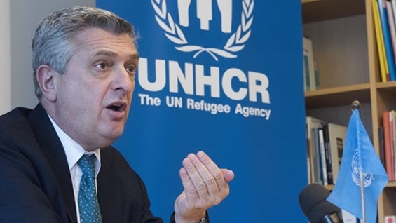 Filippo Grandi, Alto Comisionado de la ONU para los Refugiados (Acnur). Foto: AFP.