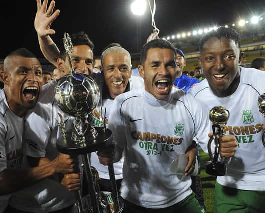 Atlético Nacional, uno de los equipos colombianos que disputará la Euroamericana Foto: AFP
