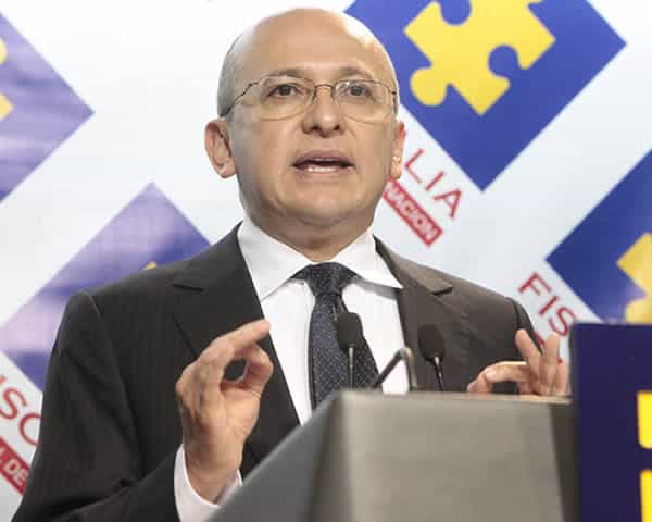 El fiscal general Eduardo Montealegre. Foto: AFP.
