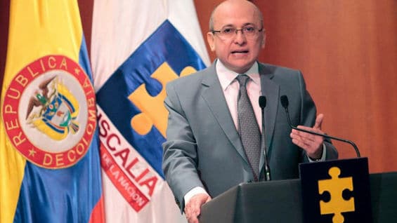 El fiscal general, Eduardo Montealegre. Foto: Oficial.