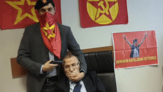 Fotografía publicada en Twitter por el partido ilegalizado DHKP-C. Foto. EFE