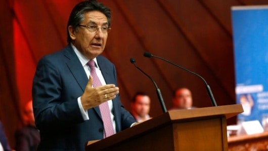 El fiscal general, Néstor Humberto Martínez. Foto: AFP
