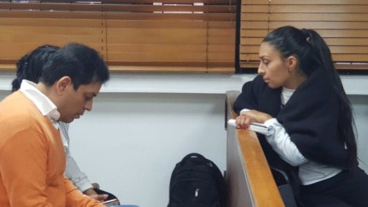 Carlos Julián Bermeo y su esposa Ana Cristina Solarte.