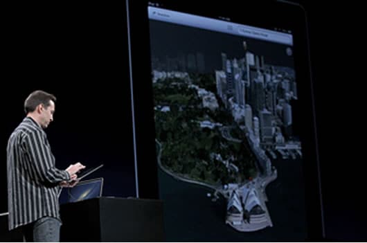 Con estas fotografías, Apple espera mejorar su aplicación cartográfica. AFP