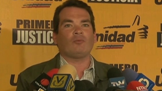 Tomas Guanipa, diputado opositor. Foto: NoticiasRCN