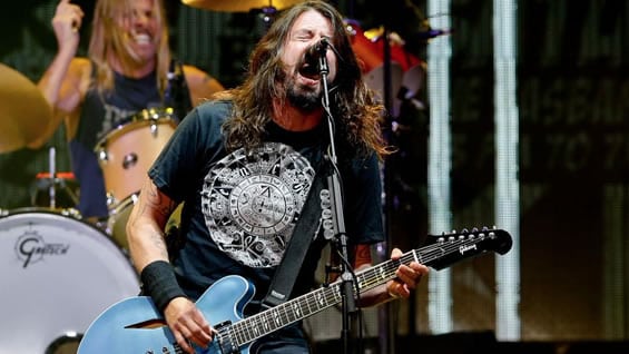 Dave Grohl, ex baterista de Nirvana y Scream. Foto: @foofighters