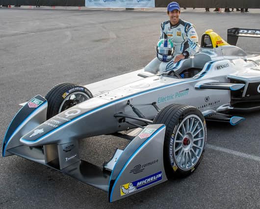 El piloto brasileño Lucas Di Grazzi. AFP