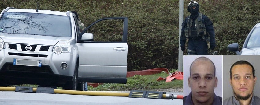 Los hermanos Said y Cherif Kouachi asesinaron a doce personas en la revista satírica francesa Charlie Hebdo.