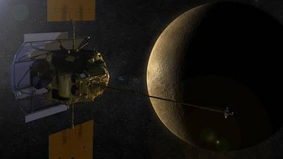 La sonda Messenger de la NASA. Foto: NASA