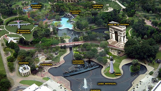 Para la construcción del parque se contó con el apoyo de varias empresas privadas. Foto: oficial