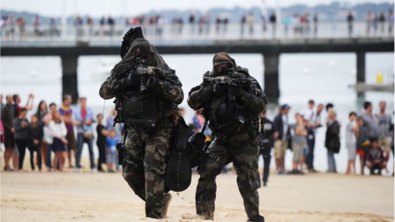 Fuerzas especiales del ejército francés. Foto: AFP