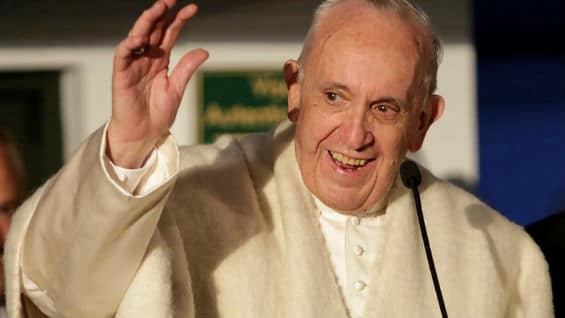 El papa llegó el miércoles a Colombia donde visitará cuatro ciudades. Foto: EFE/Ricardo Maldonado Rozo