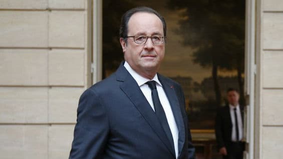 François Hollande, presidente de Francia. Foto AFP