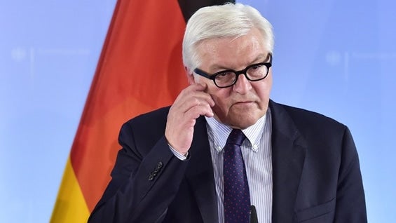 Frank-Walter Steinmeier, ministro alemán de Relaciones Exteriores. Foto: AFP.