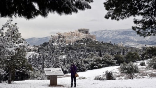 El frente frío azota la región desde el sur de Texas hacia el este. Foto: AFP