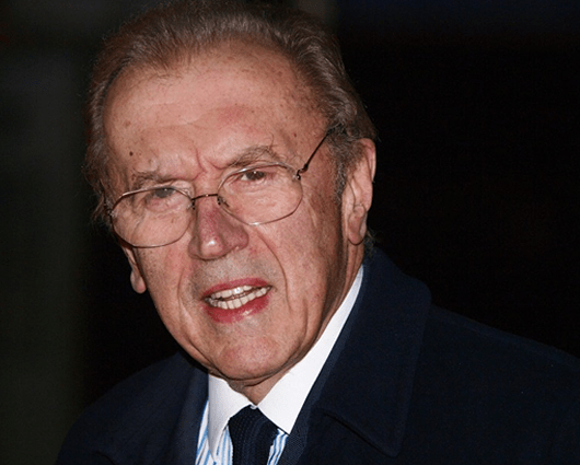 David Frost, periodista y presentador británico de televisión. Foto: AFP