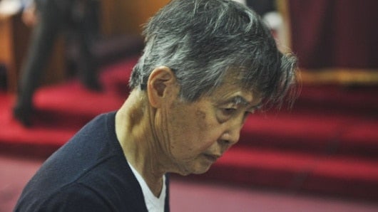 El encarcelado expresidente peruano, Alberto Fujimori. Foto: AFP
