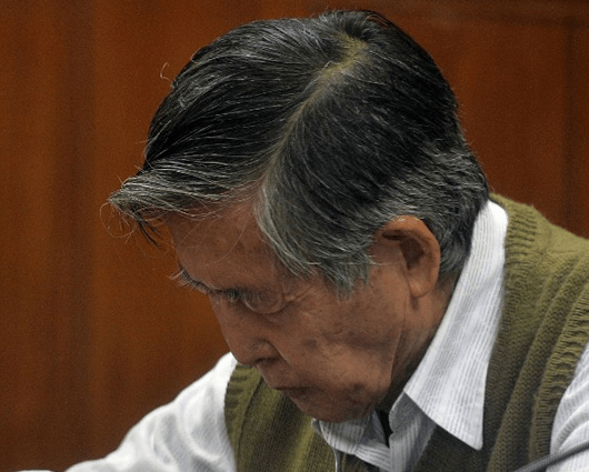 Alberto Fujimori padece una leucoplasia en la lengua. Foto: AFP