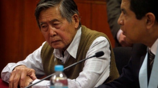 El expresidente peruano Alberto Fujimori. Foto: AFP