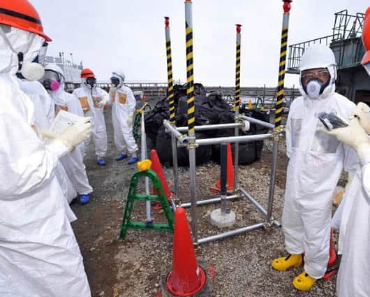 La radiactividad medida era de unos 100 milesieverts por hora. Foto: AFP